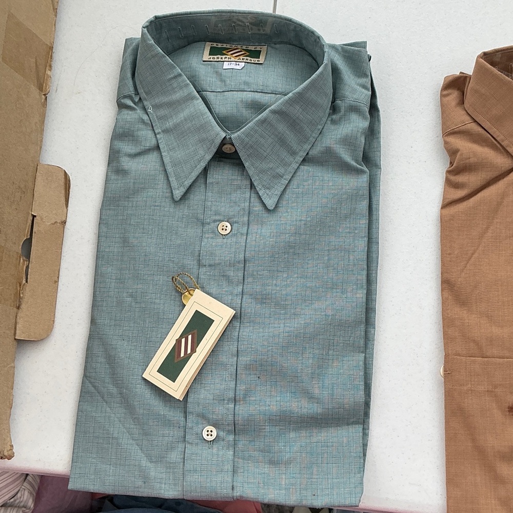 Joseph Abboud Teal Casual Button Down Shirt